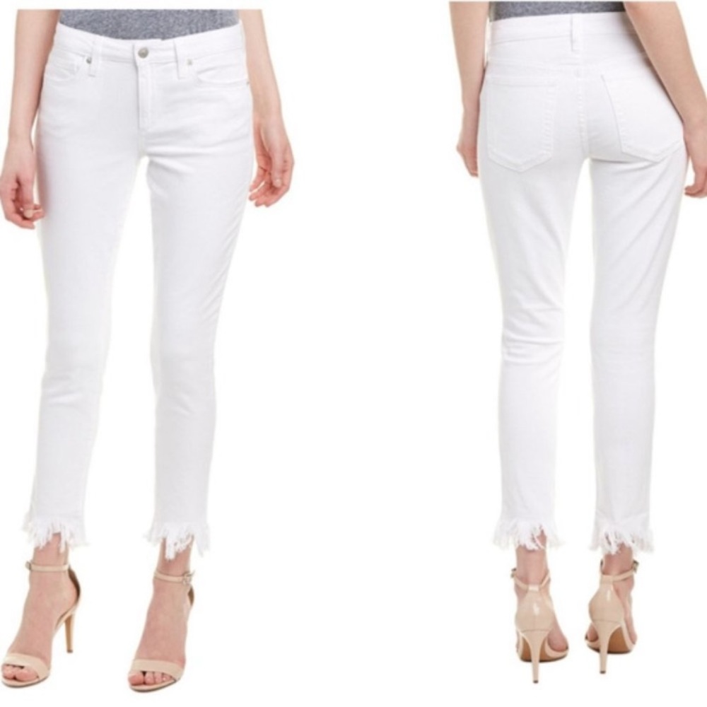Joe’s Jeans with fringe bottom